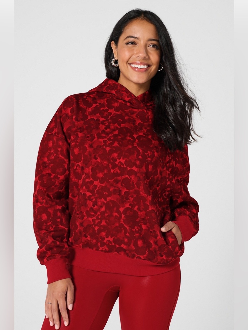 Fabletics Holly Berry Blossoms Hoodie